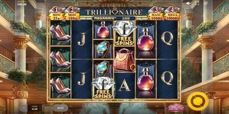 Trillionaire MegaWays cực hot của Evo RedTiger